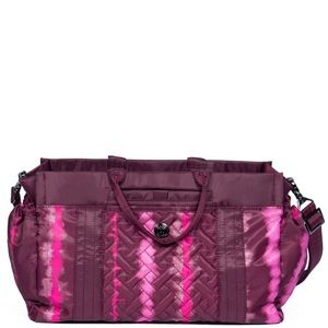 Lug Romper 2 Convertible Tote Crossbody Bag BNWT Shibori Wine